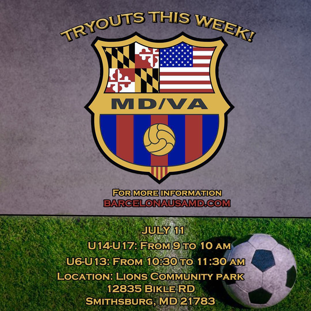 We’re happy to announce that our website is finally up! Check it out for more information!
#barcelonafc #maryland #marylandsoccer #soccer #virginia #northernvirginiafitness #futball #football