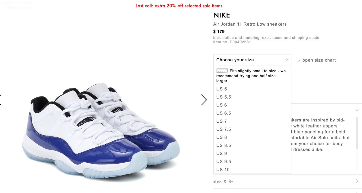 do air jordan 11 run big or small