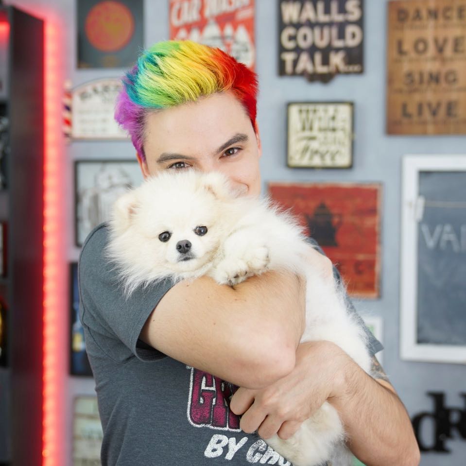 TOP CABELO DO FELIPE NETO 3°- ARCO-ÍRIS (24 MILHÕES) #TopCabelosFN, image size:959x959