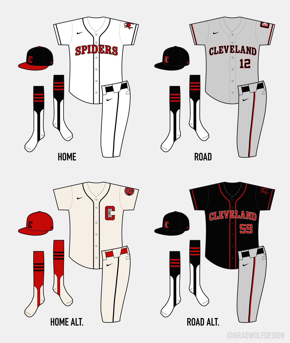 cleveland spiders uniform