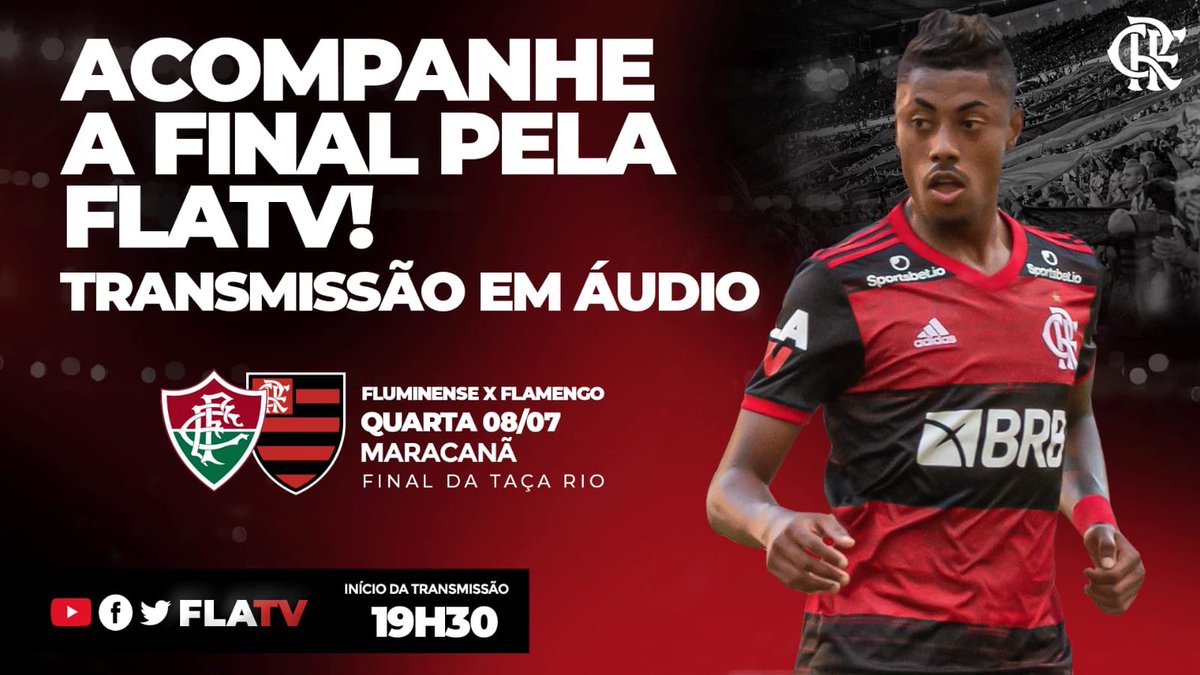 Flamengo on X: É amanhã, Nação! O MENGÃO enfrenta o Fluminense, às 18h, no  Maracanã, no jogo de volta da final do @cariocao! Acompanhe a partida ao  vivo e com imagens na