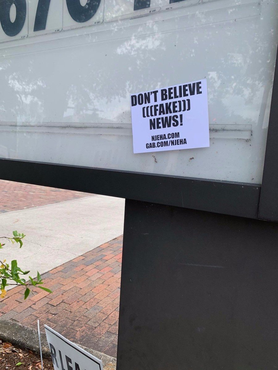 EuropeanAssoc's tweet photo. NJEHA activists placed promotional materials around:
--New York, New York
--Cape Canaveral, Florida
--Sea Isle City, New Jersey
--Buckingham, Pennsylvania
#NooseHoax
#BoycottNASCAR
#FakeNewsEnemyOfThePeople https://t.co/e4YvnjQ2HB