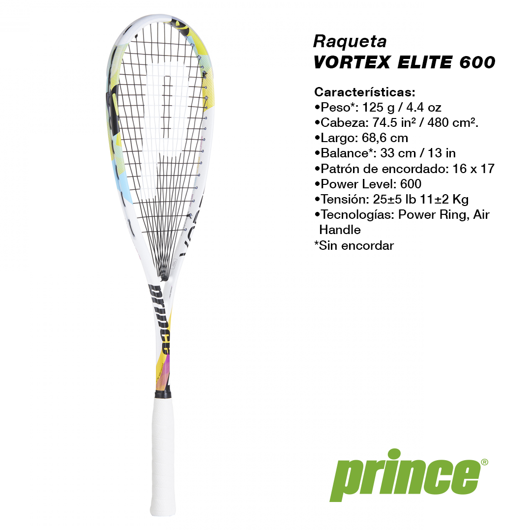 prince_chile's tweet photo. La raqueta PRINCE VORTEX ELITE tiene un marco maniobrable y cómodo para el jugador que busca alto rendimiento y potencia.
Su tecnología Power Ring entrega mayor potencia

Disponible en https://t.co/fNQFFldtYo

#PrinceChile #locosporeltenis #Squash https://t.co/9uDr7kncM5