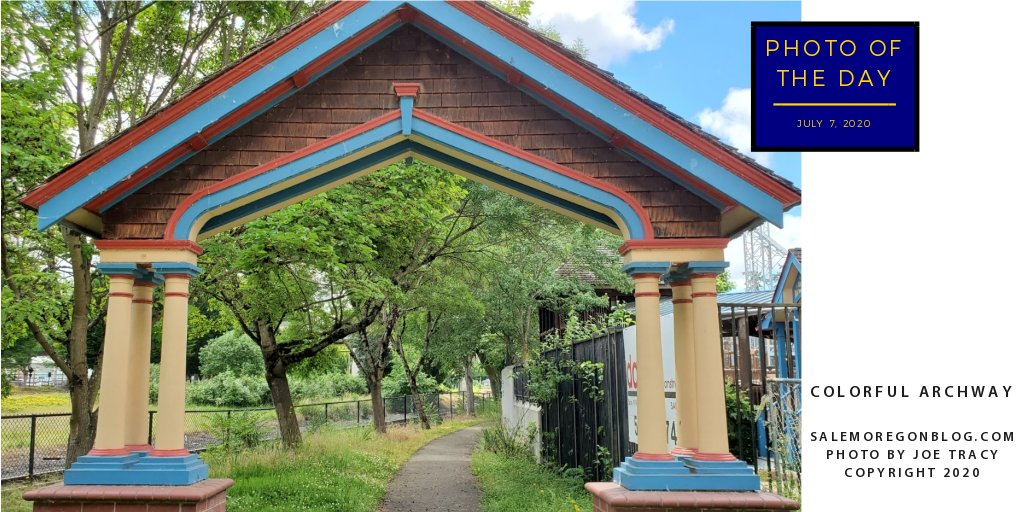 salemoregonblog's tweet photo. Photo of the Day - Colorful Archway. This is the archway next to the Gilbert House Children's Museum at Riverfront Park in Salem, Oregon. https://t.co/AdWOOOn2D5 #archway #gilberthouse #museum #salem #salemoregon #riverfrontpark https://t.co/7dRNamn5RN
