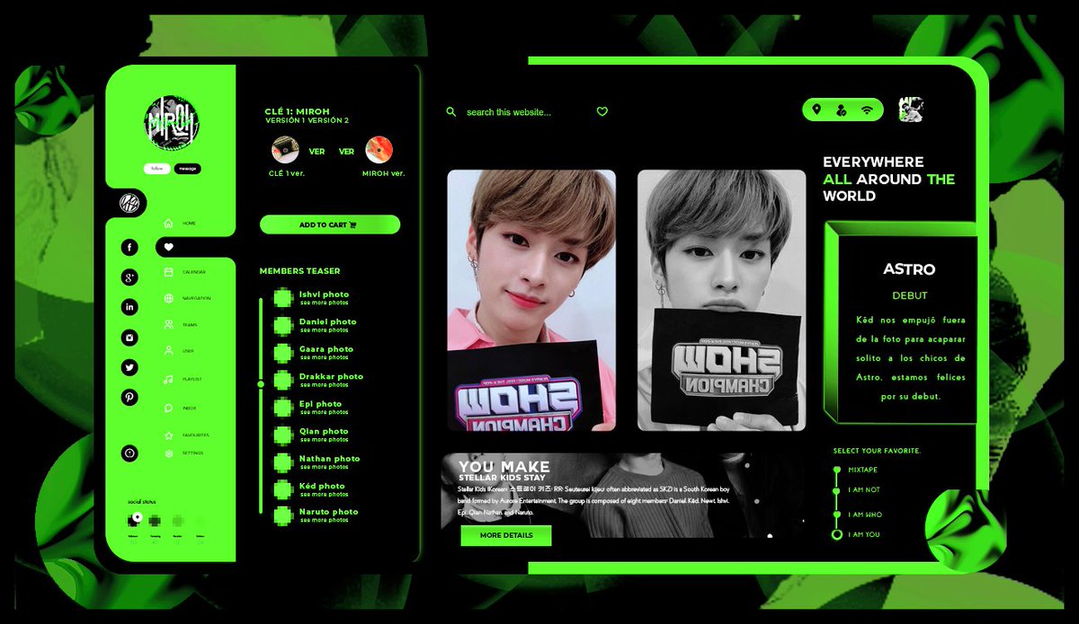 _SKZTWT's tweet image. ، ⿻ : 𝐒𝐓𝐄𝐏:𝐎𝐔𝐓! / ممتاز 🐉 ₊ [ , , 𝖘𝖙𝖊𝖑𝖑𝖆𝖗 ] ꜜ everчwher(ǝ.) αll αround thǝ 世界_ ៸@w.orld り #ASTRODB

Kéd nos empujó fuera de la foto para acaparar solito a los chicos de Astro. Estamos emocionados por su debut, yas.