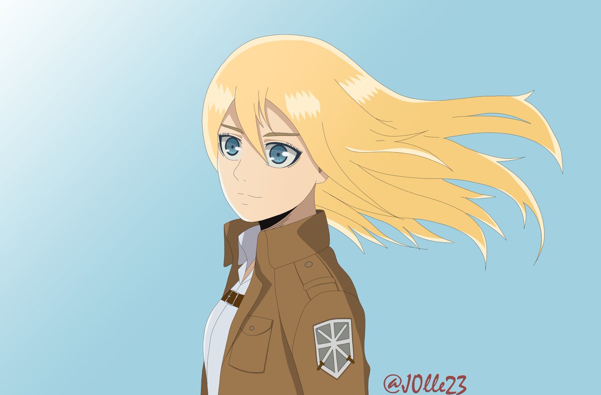 j0lle23's tweet photo. Fanart of Krista Lenz (Historia) from Attack on Titan #AttackOnTitan #KristaLenz https://t.co/4MnFXuoPli