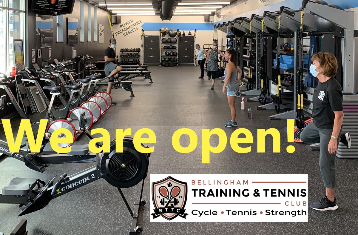 BellinghamExp's tweet image. Bellingham Training &amp;amp; Tennis Club is open &amp;amp; ready to do work! #whatcomstrong #whatcomtogether #bellinghamexperience
