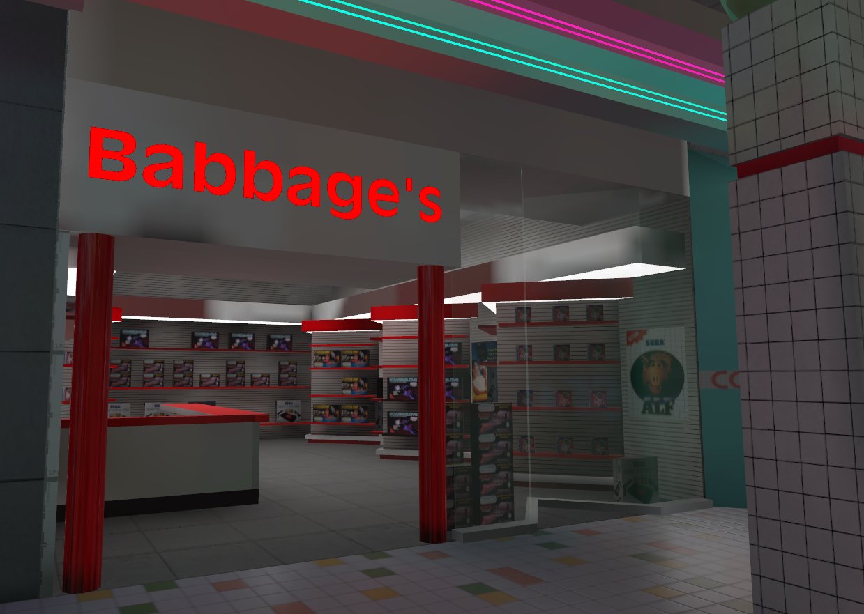 Babbage's video game sale store
