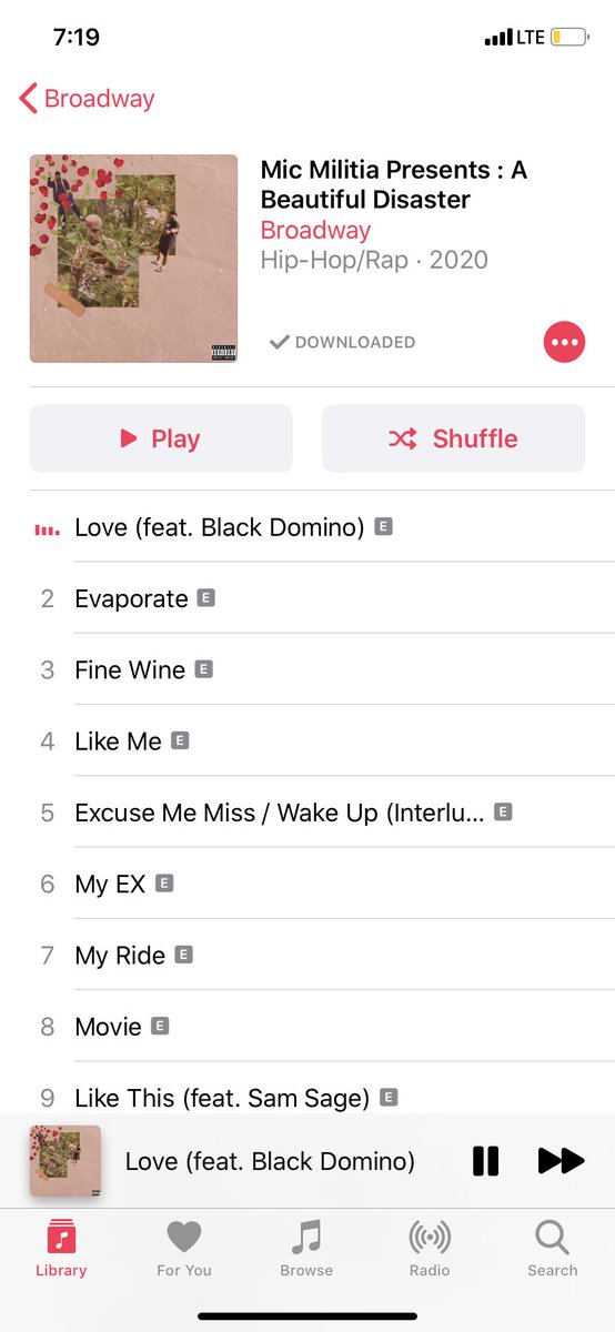 supremewatts's tweet photo. we on apple music #ABeautifulDisaster🌹 https://t.co/jTCgNCombG