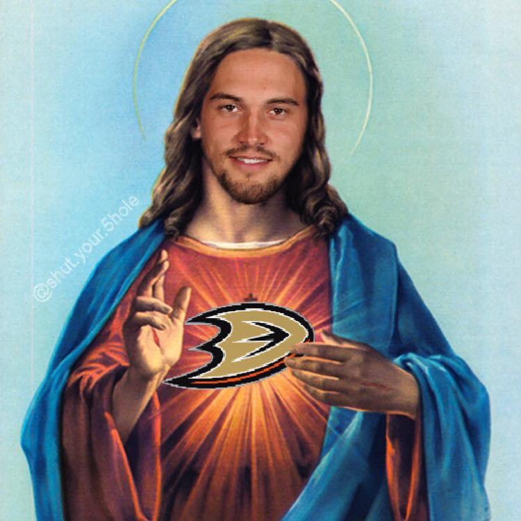 TalkQuack's tweet photo. Just your friendly reminder of our true savior. #LetsGoDucks #TalkinQuack #Gibby https://t.co/FfjV4ryh7x