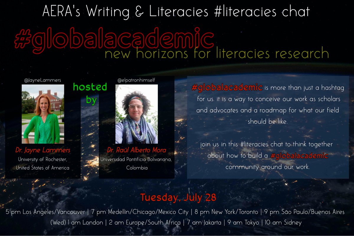 writinglit's tweet photo. In 3 weeks join us for our #globalacademic #literacies chat! https://t.co/ISfQ17xXhL