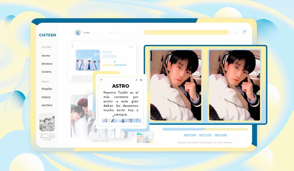 CIXTEENTW's tweet image. ໒ अपडेट करें ꜜ/🗝 : ın 𝗫! — we αre¡* ￫ 𝗖𝗜𝗫𝗧𝗘𝗘𝗡 › [ ☆ ] ⁺ . .﹫’updαte 事件 : #ASTRODB 

Nuestro Tsukki es el más contento por asistir a este gran debut. Les deseamos mucho éxito hoy y siempre.