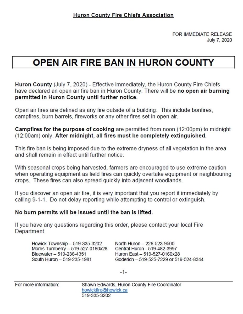 Huron County Fire Prevention (@firehuron) on Twitter photo 