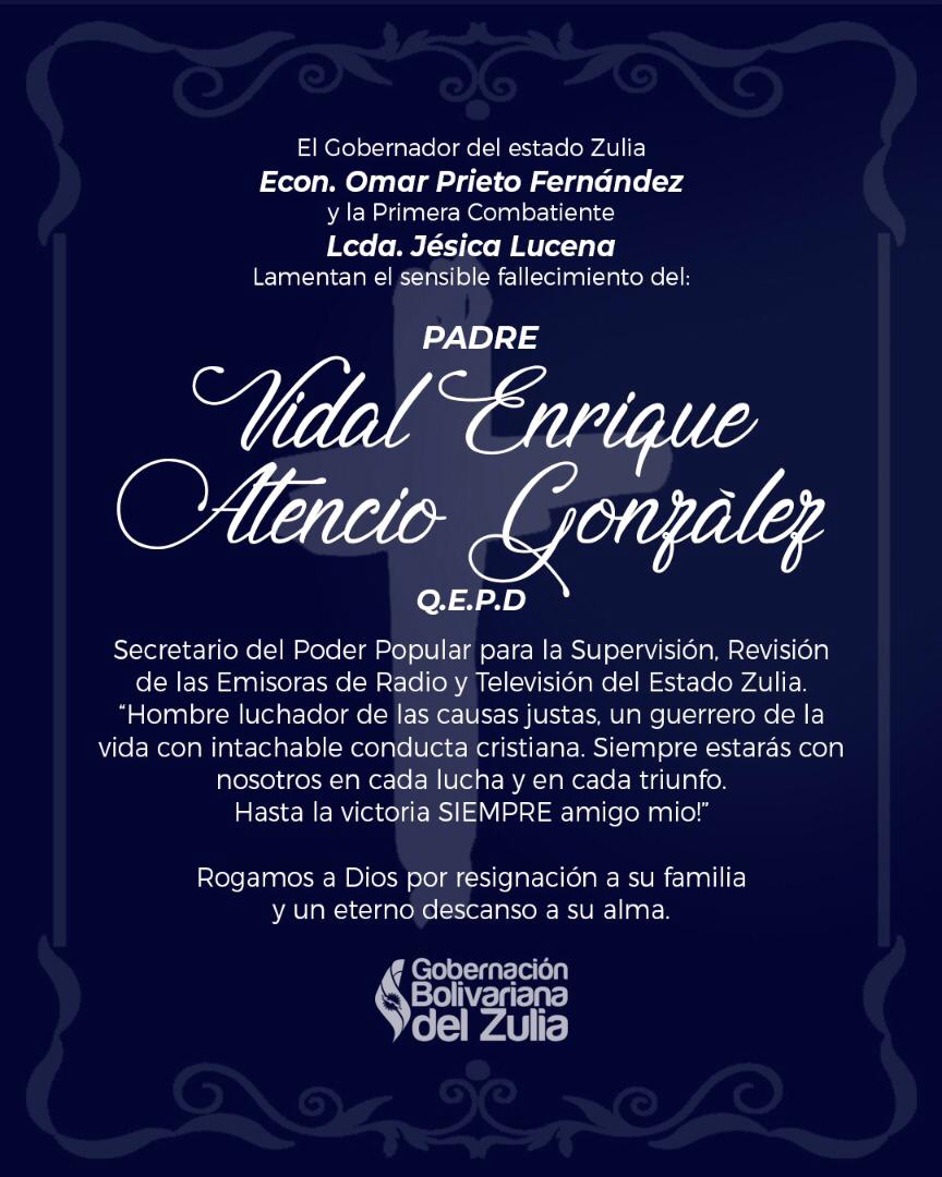 Eclipse883fm's tweet photo. #07Jul | Nos unimos al duelo y a la dolorosa pérdida física del Padre Vidal Atencio. Eclipse 88.3 Fm #LaPopular lamenta la pérdida de este gran hombre, amigo y luchador social. 
"Hasta la victoria SIEMPRE amigo" https://t.co/q0SXGP2pF3