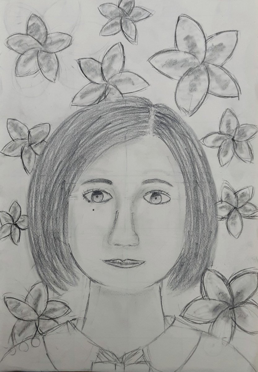 AlisaPotter14's tweet photo. Graphite self portraits by my grade 10 students #visualsarts #MYP #artteacher #highschoolart https://t.co/ePmdlJbPw2