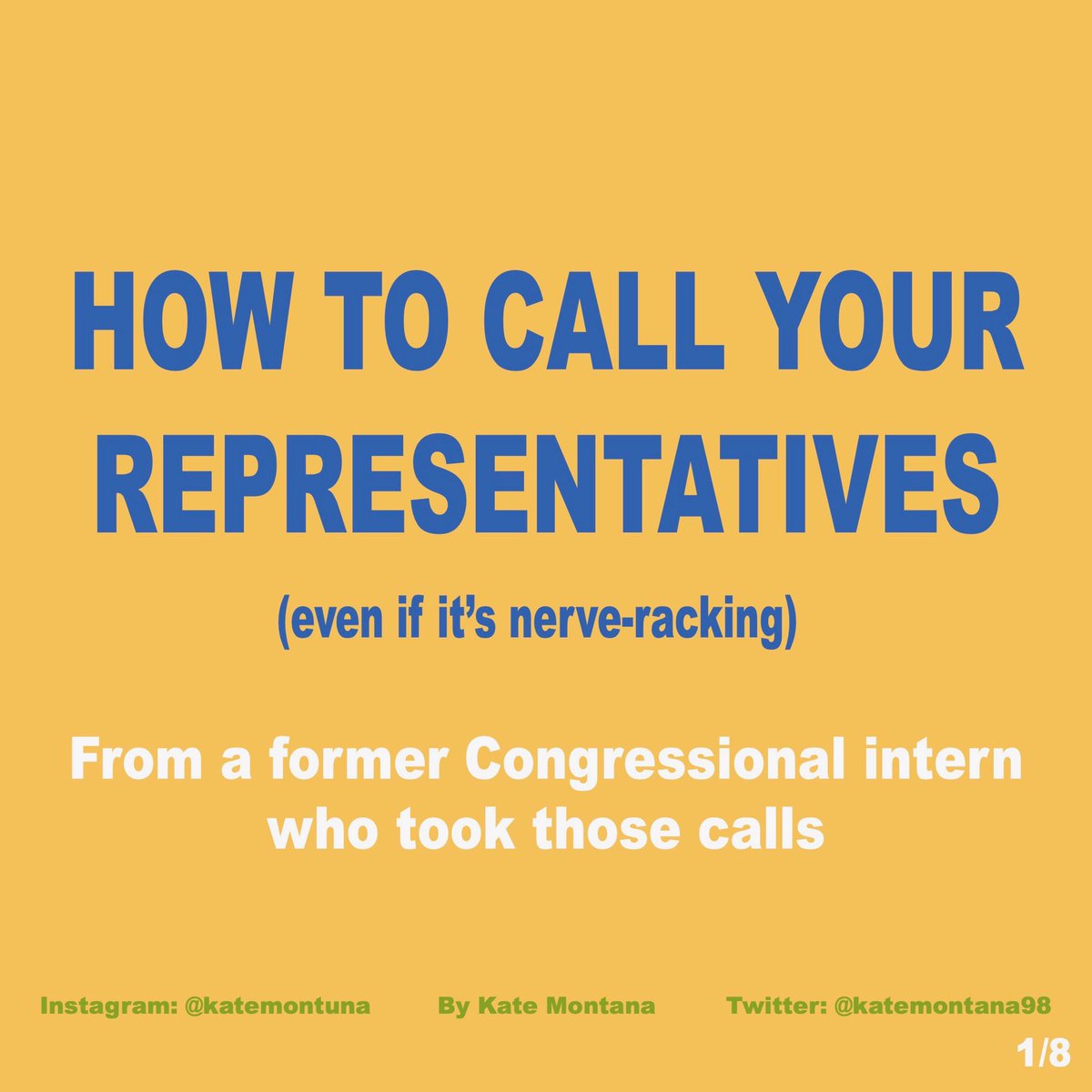 katemontana98's tweet photo. I made this infographic to simplify and demystify the process of calling your elected officials. Please feel free to share if you find it helpful! https://t.co/ud0jwIDXaj