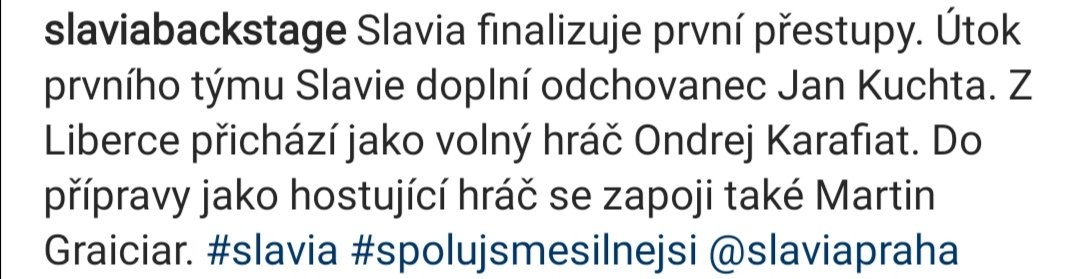 DavidPletanek's tweet photo. Jan #Kuchta míří do Slavie.
Zajímavé je, že do Edenu půjde hostovat i Martin #Graiciar (hostoval ve Spartě) a zadarmo přichází i odchovanec Sparty, stoper Ondřej #Karafiát.
#prestupy #acsparta https://t.co/tsqQLtr4Wc