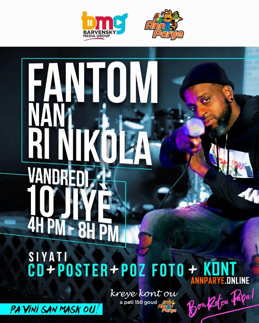 fantomofisyel's tweet photo. Map kontan avèk nou, nou te mankem anpil. Anplis de cd, poster, poz foto avèm, jou sa wap gen chans ouvri yon kont AnnParye online ak 150g pou pi piti ok, pou nou ka parye sou sa nou vle pou nou fe kob nou fè pitit selon kwayans nou. BMG, AnnParye li ye! Eklate 💥 https://t.co/87VwenVbUf