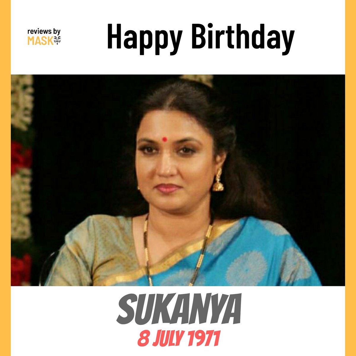 ReviewsMask's tweet photo. 🎂Happy B'day Sukanya🎂#mohanlal #kerala #mammootty #mollywood #malayalam #lalettan #mallu #tovinothomas #nivinpauly #malayalamcinema #mallugram #dq #dulquersalmaan #malayali #kochi #anusithara #prithviraj #asifali #keralagram #tovino #mohanlalfans #love #malayalammovie #mammookk https://t.co/0oOsFbj6Es