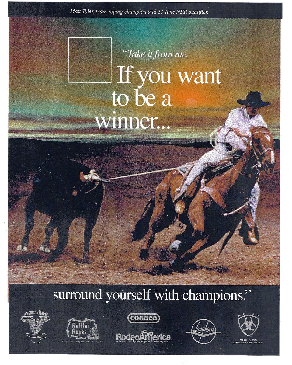 AmericanHatCo's tweet photo. #HatHistory🇺🇸 "If you want to be a winner, surround yourself with champions." #hatfactor Check out this old ad from back in the day! https://t.co/HJYpJQLDW9
