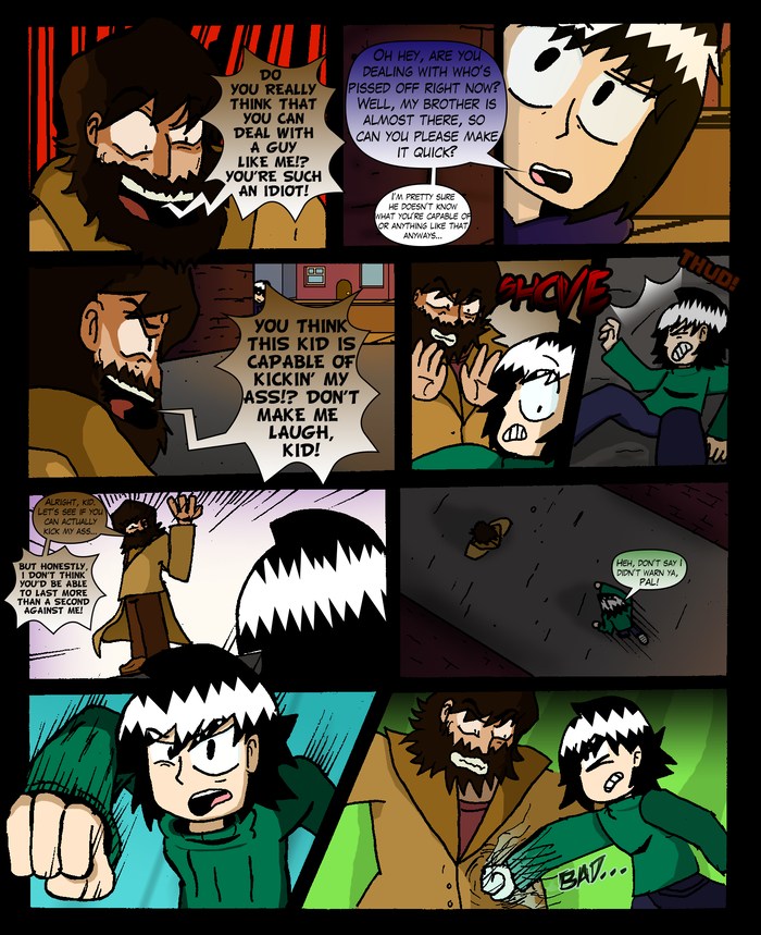 @artbymirakii @NathewulfArt I'm Reap, and I'm an artist working on a comic called Boss Rush! Watch as Jack and co. engage in deadly battles against the evil Blue Eye Organization in order to save the country!
https://t.co/11aNKy78AS - Read now!/My other art!
@MusketsGoBoom @KickUpHammyDude @NyunnyFox