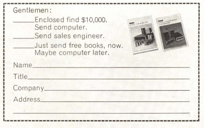 i like this PDP-8/S ad. enclosed, please find $10K. now send me computer!
