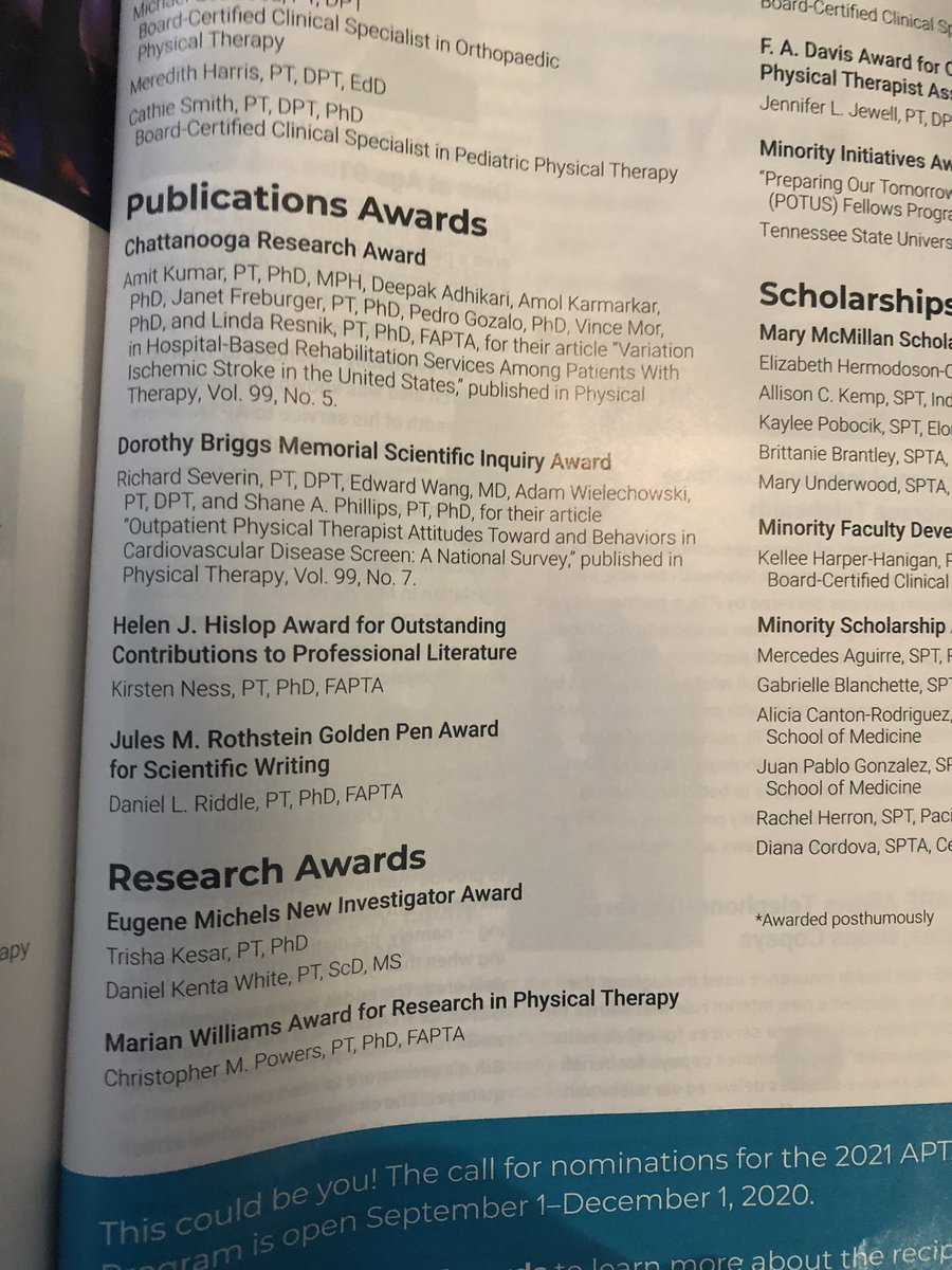 ptreviewer's tweet photo. I’ve been featured, interviewed or highlighted in my profession’s monthly periodical APTA Magazine (formerly PT in Motion) a few times in my career thus far.
However, this is arguably way cooler than those previous examples. #VitalsAreVITAL #cvpPT #PhDLife #EXERTLab https://t.co/Wfcicsgt7a