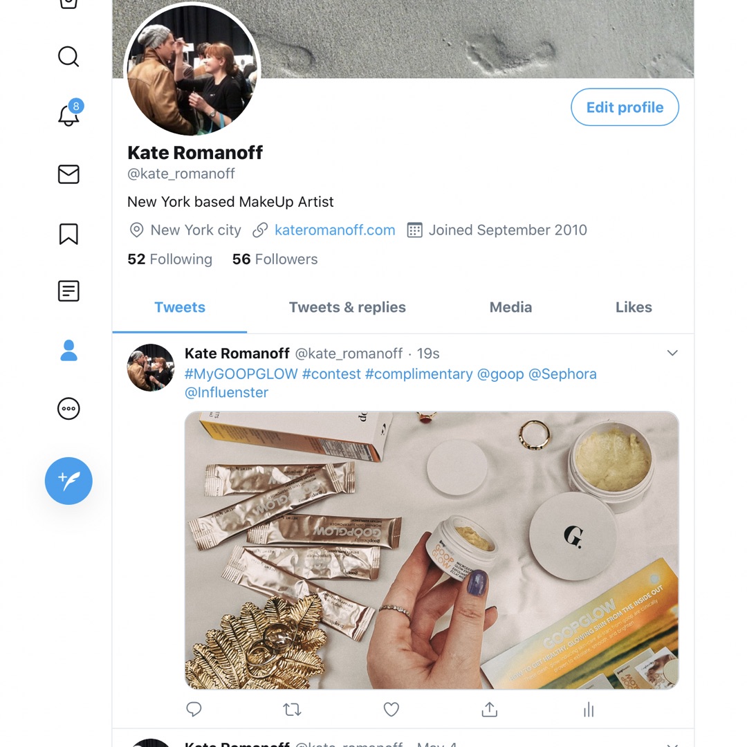kate_romanoff's tweet photo. #MyGOOPGLOW #contest #complimentary @goop @Sephora @Influenster https://t.co/4s3Q8LS1fx