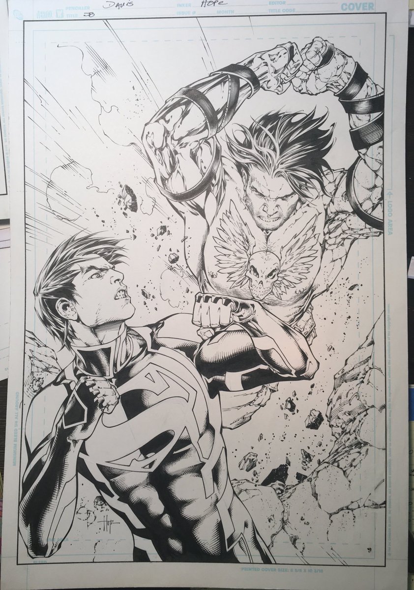 inkmonkeyhope's tweet photo. #Wildstorm meets #DCComic
#Grunge vs. #Superboy
Place yer bets and BIDS! ๐
.
#ohGoOn #Gen13 #represent #boyswillbeboys #comics #art #inkart #oldschool #original #art #coverart #ShaneDavis #SandraHope #special #cover #FORSALE https://t.co/VT8Hjr0d99