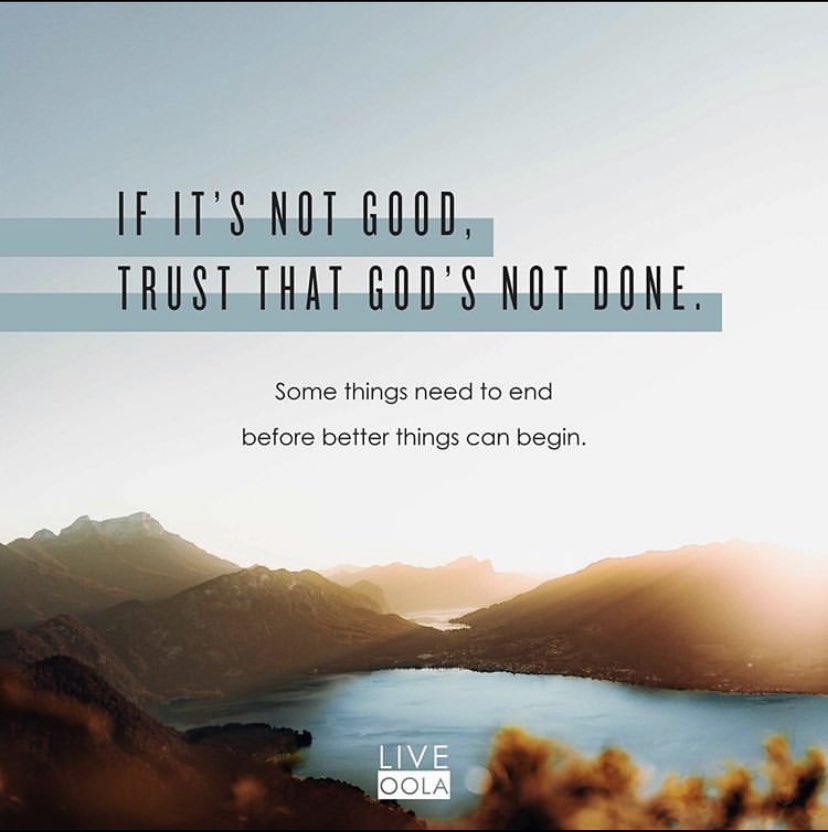 aqualitylife4u's tweet photo. An end leaves room for a new beginning #Oola https://t.co/TvHx8XGK6I