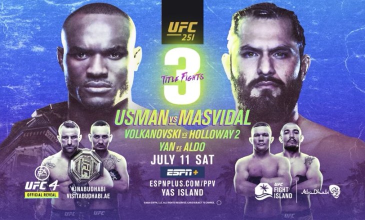 RankingsDFS's tweet image. #UFC is headed to Yas Island in Abu Dhabi for #UFC251 "Fight Island". @DraftKings have posted the Island Millionaire!

Introducing our guest writer @MaliMate13 who has his written this mega exclusive fantasy preview!

Great preview Mate!

READ | bit.ly/UFC251DK