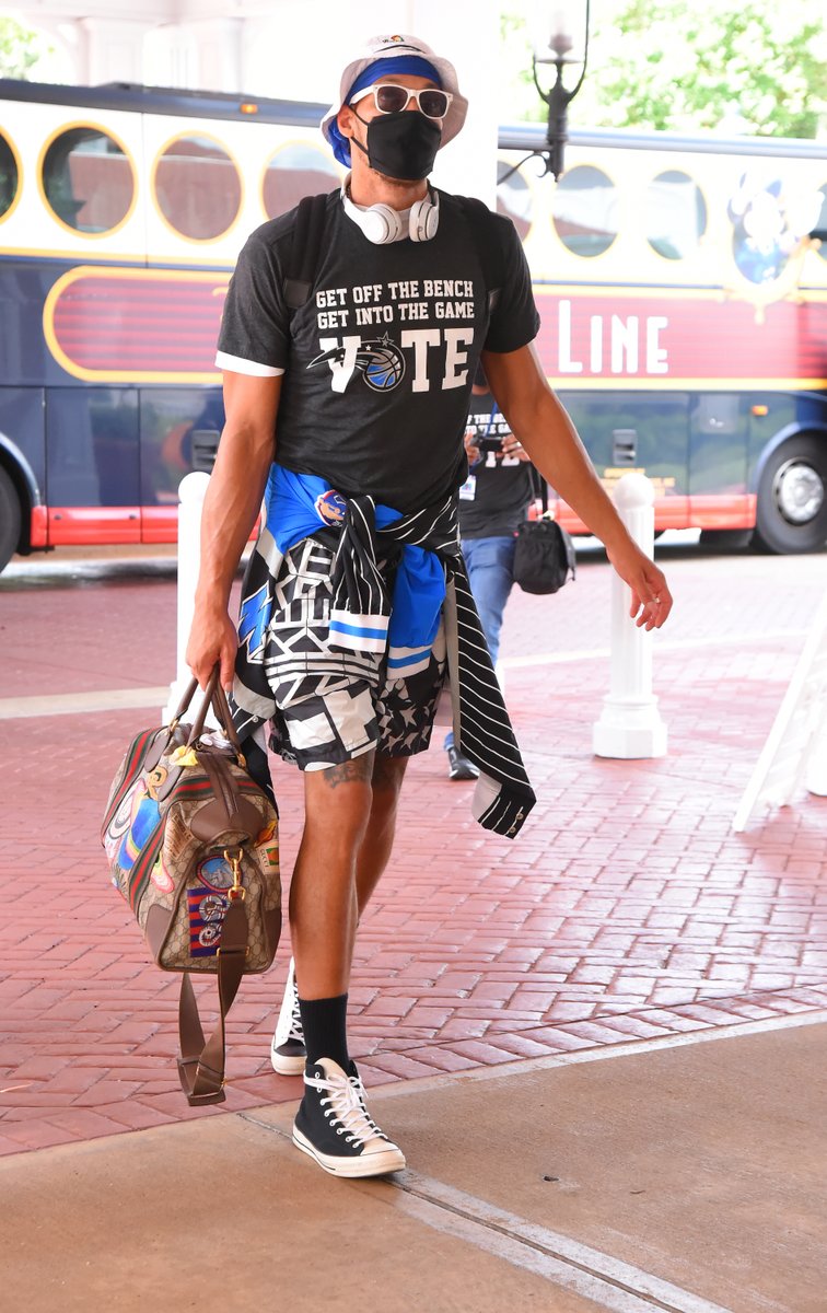 BleacherReport's tweet image. NBA players have arrived in Orlando.