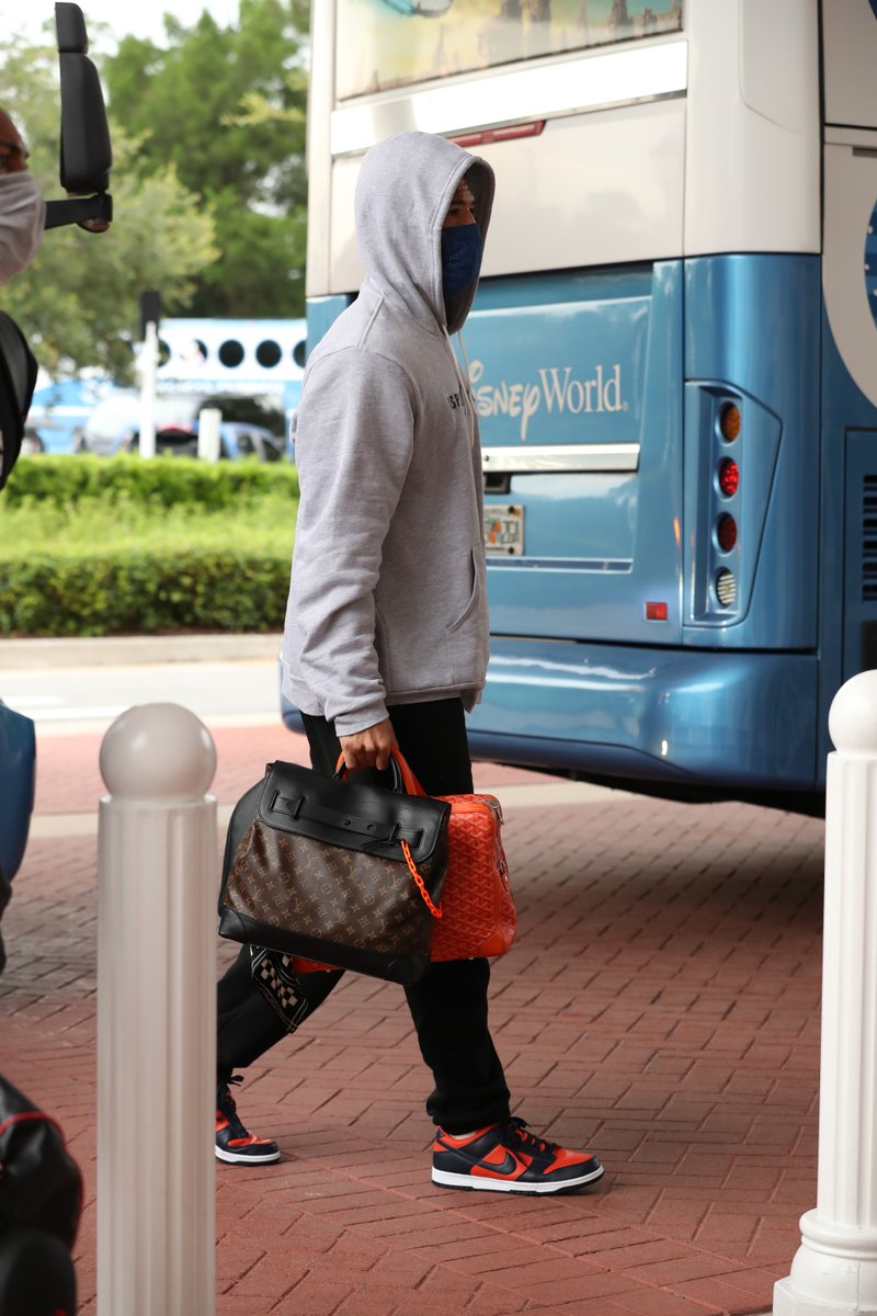 BleacherReport's tweet image. NBA players have arrived in Orlando.