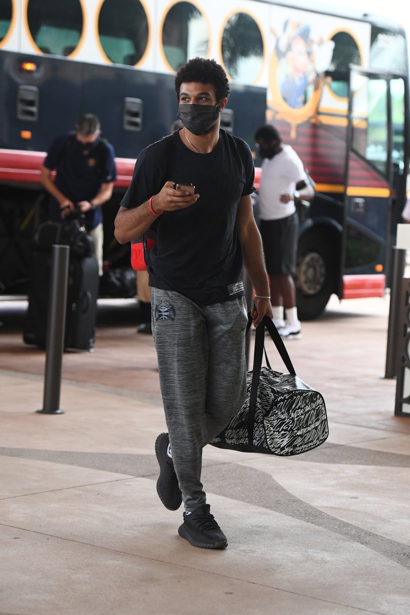 BleacherReport's tweet image. NBA players have arrived in Orlando.
