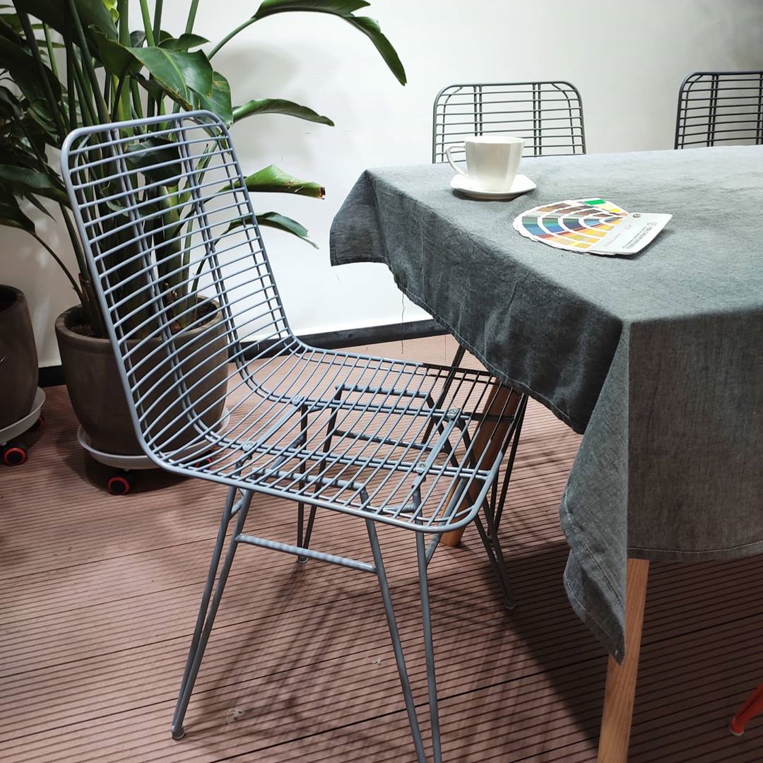 AliceDong12's tweet image. new chair #wirechair #newdesign