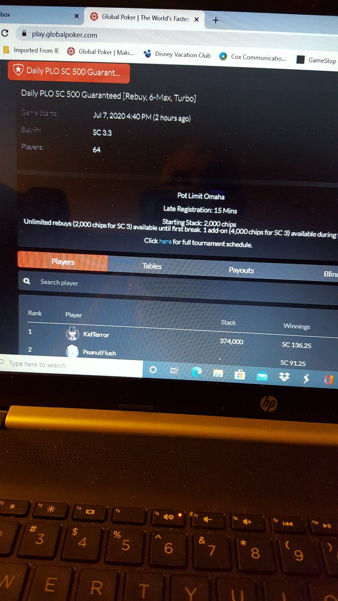 EGamerOpticsPro's tweet photo. 2nd Win in 12 days, and 5th Final Table. Kid Terror is HOT!!! Happy to rep @BlueSharkOptics and play on @official_glp. May be just a small stakes player, but a win is a win... https://t.co/noul2W1uIh