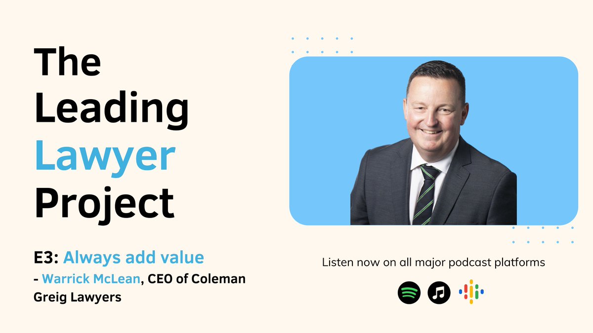 Great to be part of this new #podcast series. It was a pleasure to provide some insights and energy for anyone involved or interested in professional services. Download from your favourite podcast store!

Download from your favourite podcast store!

podcasts.apple.com/au/podcast/e3-…