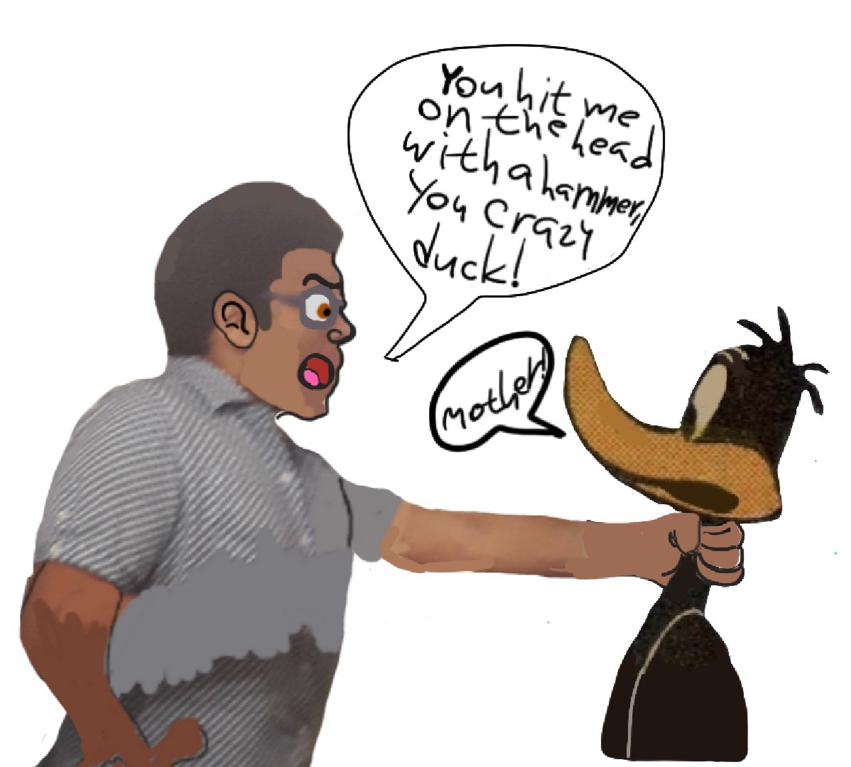 GulBryan's tweet photo. Bryan Gul (Me) Gets Mad At Daffy Duck https://t.co/Nvx2lsMMRD