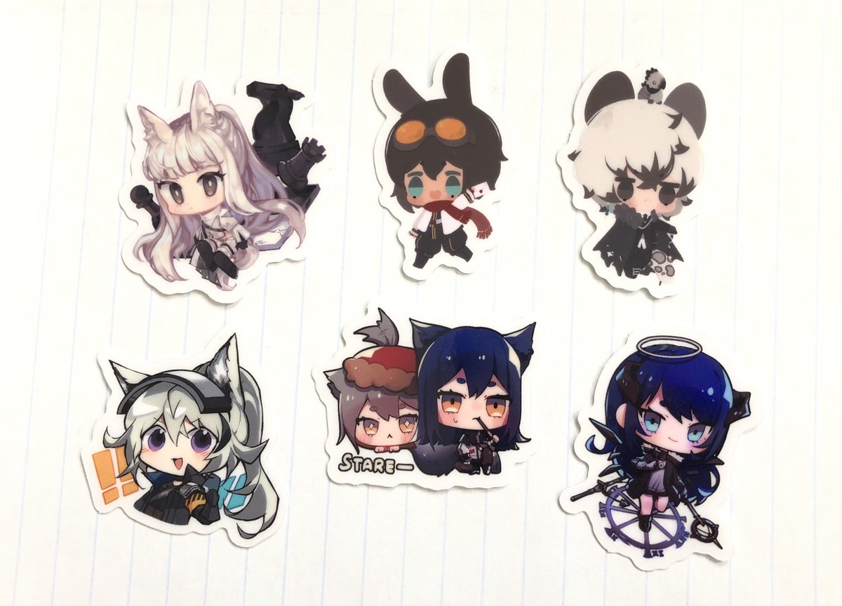nullarypro's tweet photo. Stickers are here!
#arknights #アークナイツ https://t.co/t3gd9Yijd6