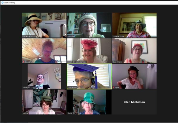 Bquickbrownfox_'s tweet photo. Silly hat day in the Zoom classes!
#fun #zoom #zoomclass #funonzoom #quickbrownfox #writing #writingclasses #writers #publishing #editor #editing #getpublished #sillyhat #hats #Onlineclass https://t.co/LHpDKEOrSL