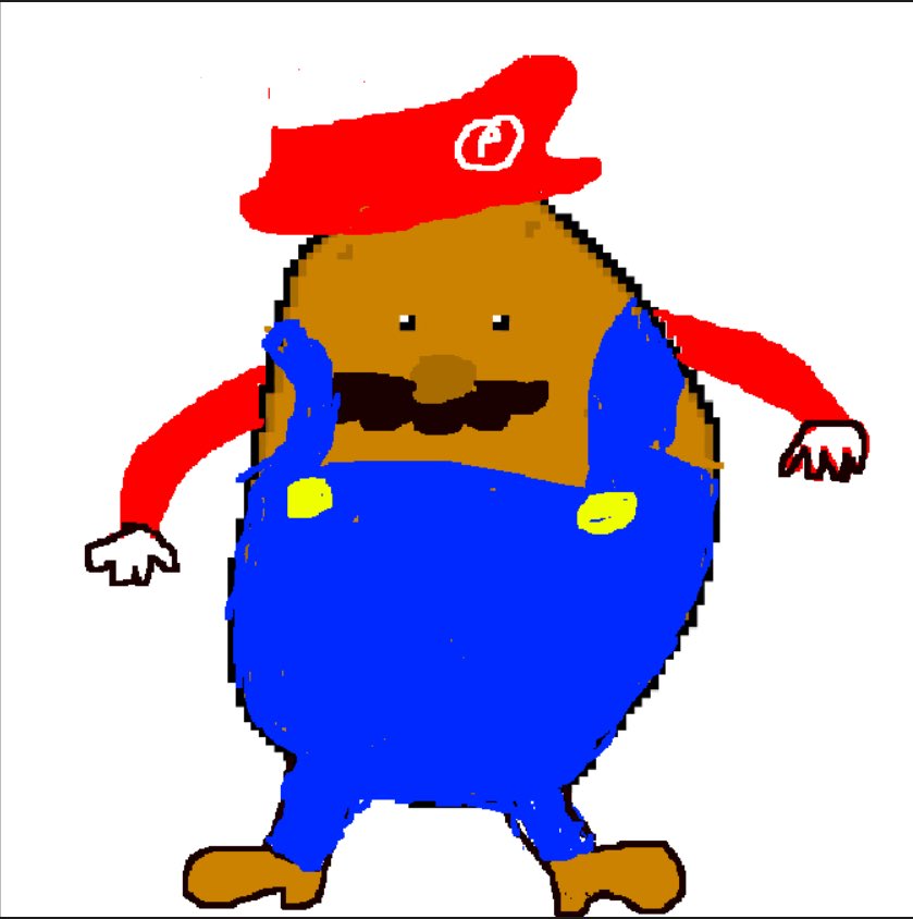 Sandcheeze's tweet photo. Potario #fanart! Silly Potatokid all dressed up and ready to jump into action! Thank you again cheezy community. #twitchstreamer #twitch #art https://t.co/z0fnJw3duU