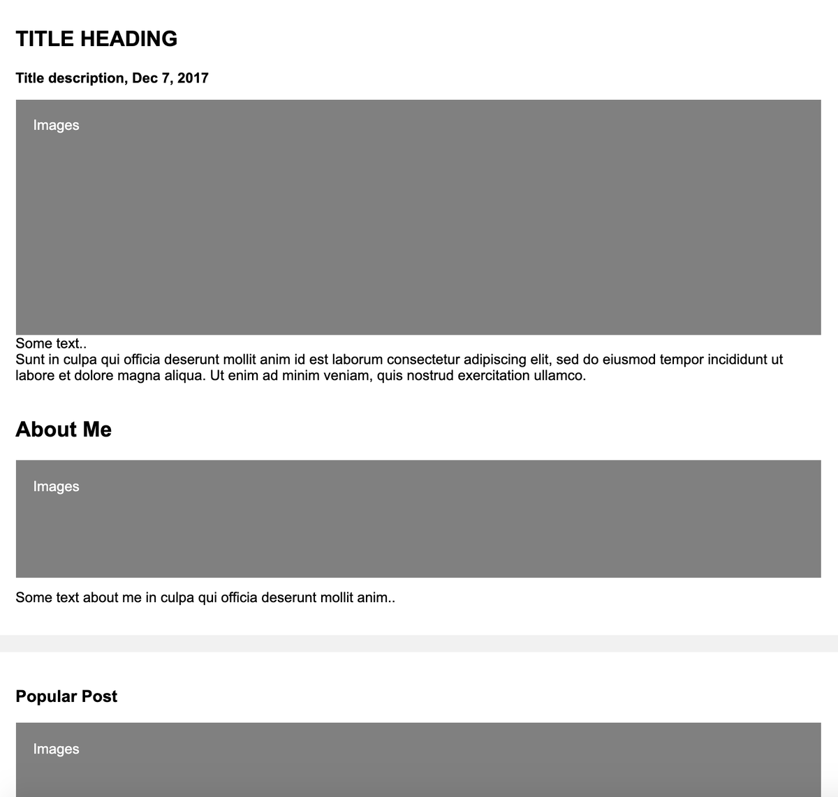 SoftCode6's tweet photo. Layout in day 3. Doing works for day 4. #html5 #css3 https://t.co/K0wfNUgBYK