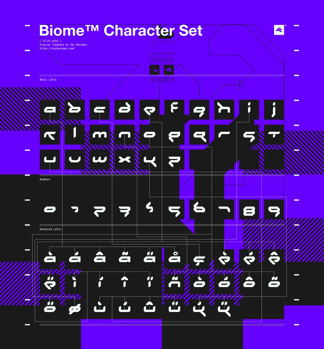 BIOME
Display Typeface
Available Now
kaibeckman.com/product-page/b…