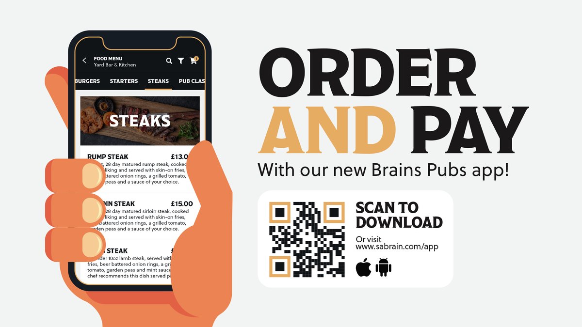 We've launched an app! 📱 Just in time to add 5 more pubs to our Click &amp; Collect service tomorrow 🍻

🦉 <a href="/TheBlinkinOwl/">The Blinkin Owl</a> 
🦊 <a href="/Fox_and_Hounds_/">The Fox & Hounds Whitchurch</a> 
⛵️ Master Mariner 
🏰 <a href="/pontygwindy/">Pontygwindy inn</a> 
🚂 <a href="/Three_Arches/">The Three Arches</a> 

Download our app here 👉 sabrain.com/app