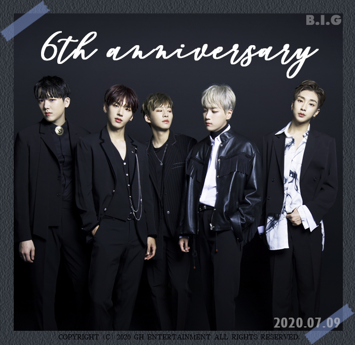 BIG_GHofficial's tweet photo. ♥HAPPY B.I.G DAY♥
비아이지의 데뷔 6주년을 축하합니다!
특별한 오늘! B.I.G 6주년 파티에 초대합니다!!
우리 모두 오늘 오후 6시에 V앱에서 만나요!!!
⠀
#BIG #Boysingroove #비아이지 #데뷔6주년 #기념일 #축하파티 #V앱 #HAPPYBIRTHDAY
#벤지 #건민 #민표 #희도 #진석 #제이훈 https://t.co/4YuHoazqGi
