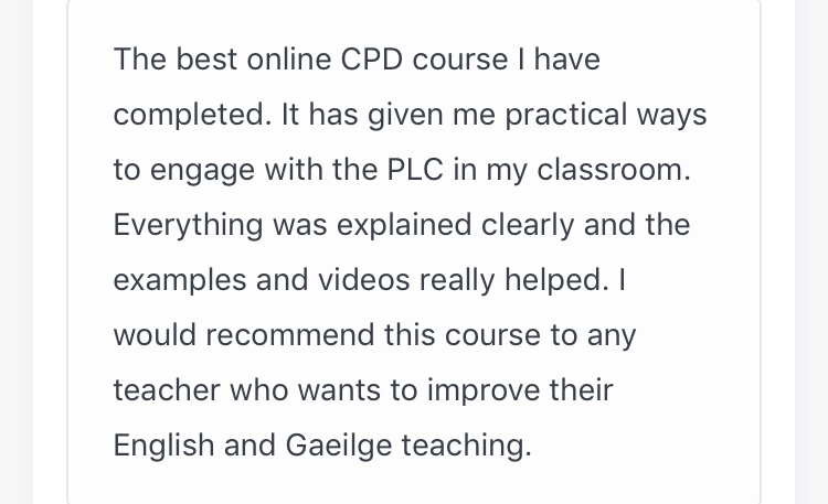 EnrichingEd's tweet photo. Enriching Literacy Feedback 💫 #plc #englishandgaeilge #transferofskills https://t.co/Fjj49wZgkf