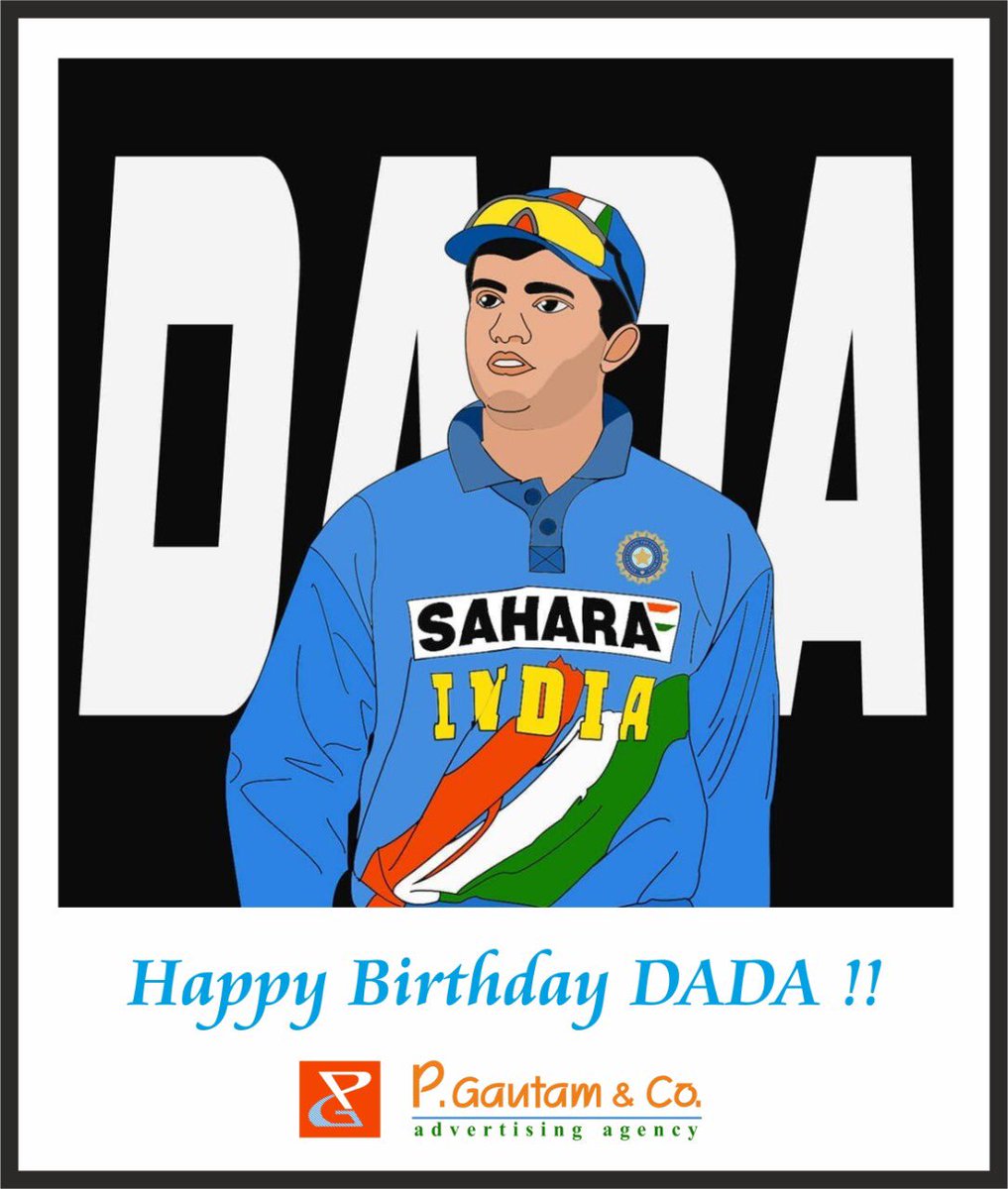 pgautamandco's tweet photo. Happy Birthday Sourav Ganguly aka DADA😍
🏆 BCCI President
🏆 Padmashree Awardee
🏆 Arjuna Awardee https://t.co/O4cNiHhdSc
