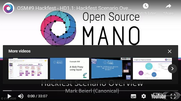 ETSI_STANDARDS's tweet image. Watch our Video from OSM#9 Hackfest: Hackfest Scenario Overview youtu.be/bpDYYUzM5yQ #OpenSourceMANO #TheStandardsPeople #OSM9hackfest
