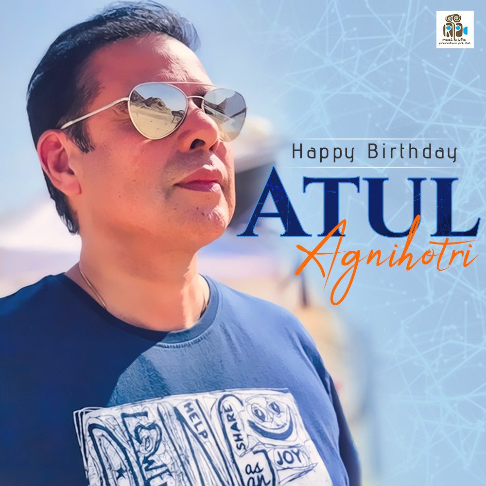 Happy Birthday <a href="/atulreellife/">Atul Agnihotri</a> , and continue keeping the audience entertained and engaged through your films.

#HappyBirthdayAtulAgnihotri