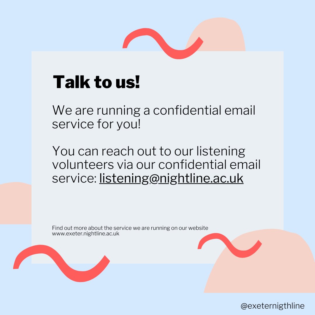 Exeter Nightline tweet media